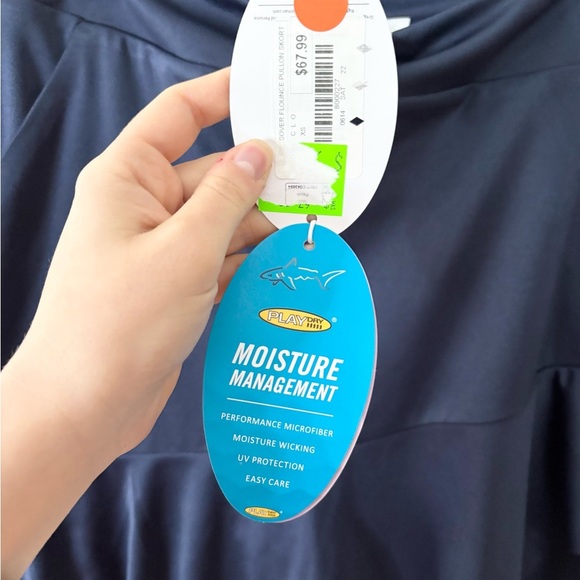 Greg Norman Crossover Flounce Pullon Skort navy size XS new - Picture 4 of 7